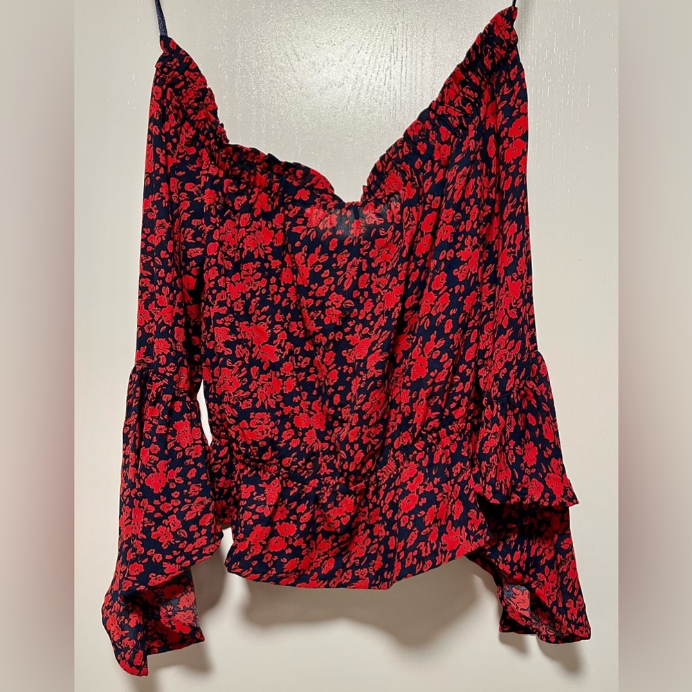 Express off the shoulder Peplum Top